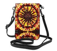 Turning the flame mobile phone wallet with magnet snap closure, convenient for daily use, shopping or travel