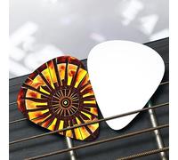 Turning the flame Patterned guitar pick set - (thin/medium/thick), widely compatible with all kinds of stringed instruments,