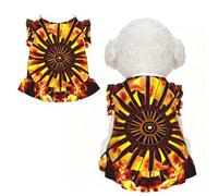 Turning the flame Pet Dress for Small Medium Dogs