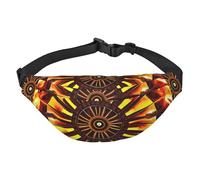 Turning the flame Print Sling Bag Fanny Pack, Crossbody Chest Bag with Adjustable Strap for Travel, Daily Casual Use