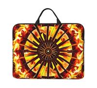 Turning the flame Prints 14-Inch Laptop Sleeve Waterproof And Shockproof Suitable For Office Work Business Trips And Daily Travel.