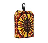 Turning the Flame Shoe Bag for Travel-Waterproof Shoe Organiser for Suitcase, 3 in 1 Storage Pouch for Gym Trainers
