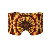 Turning The Flame Unisex Side Sleeping Headband, Sleeping Eye Mask and Ear Muffs, (26.8 * 4.3 inches), Indoor and Outdoor Travel Yoga Adjustable Comfort Eye and Ear Muffs,