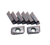 Turning Tool 10pcs APMT1604 M2 VP15TF APMT1604 H2 VP15TF APMT1135 M2 VP15TF Carbide End Mill CNC Milling Insert APMT1604PDER Turning Insert Lathe Tools(APMT1135 M2 VP15TF)