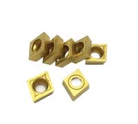 Turning Tool 10pcs Carbide Insert CCMT060204 VP15TF CCMT060204 UE6020 Internal Milling Cutter CNC Insert CCMT 060204 Lathe Tools(CCMT060204 VP15TF)