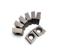 Turning Tool 10pcs Carbide Insert CCMT09T304 CCMT09T308 VP15TF UE6020 US735 CCMT060204 Metal End Milling Cutter CCMT 09T308 CNC Tool Lathe Tools(CCMT09T308 UE6020)