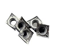 Turning Tool 10pcs CCGT09T302/04/08-AK H01 Aluminum Alloy Lathe Tool Carbide Blade Cutting Tools Woodworking Tool Turning Blade Lathe Tools(CCGT09T308-AK H01)