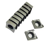 Turning Tool 10pcs CCGT09T308 AK H01 Internal Aluminum Insert Processing Copper Wood CNC Cutting Tool Turning Insert Lathe Tools(CCGT09T302 AK H01)