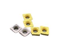 Turning Tool 10pcs CCMT060204/08 VP15TF/US735/UE6020 Carbide Insert Metal Lathe Tools Internal CNC Turning Insert Lathe Tools(CCMT060208 VP15TF)