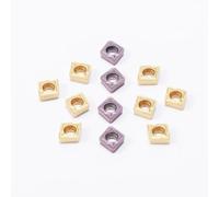 Turning Tool 10PCS CCMT060208 VP15TF US735 UE6020 Milling Internal Metal Steeless Steel Tool CCMT 060208 Carbide Insert Tool Lathe Tools(CCMT060208 UE6020)