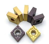 Turning Tool 10pcs CNMG120408 CNMG120404 Carbide Insert for External Turning Tool CNMG 120408 CNC Milling Cutter Lathe Tools(CNMG120408 MA UE6020)