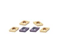 Turning Tool 10PCS DCMT070204 VP15TF UE6020 US735 Carbide Tools Internal Milling Cutter DCMT 070204 CNC Insert Lathe Metal Turning Tool Lathe Tools(DCMT070204 UE6020)