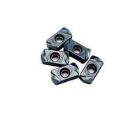 Turning Tool 10PCS LNMU0303ZER MJ AH130/AH725 LNMU0303 Turning Blade Cemented Carbide Double Sided Rapid Feed Cutting Blade Tool for EXN03R Lathe Tools(LNMU0303ZER AH725)
