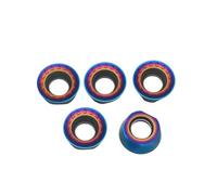 Turning Tool 10pcs RPMT10T3MOE Colorful Nano Blue High Hardness Carbide Tool Hardened Steel CNC Cutting Tool RPMT 10T3 Milling Blade Lathe Tools