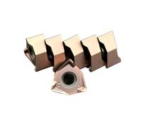 Turning Tool 10pcs XNEX080608 LD8510 LD8515 Fast Forward Milling Cutter Disc for CNC Lathe Milling Inserts Lathe Tools(XNEX080608 LD8515)