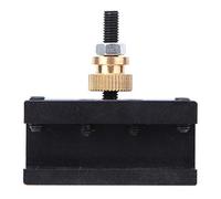 Turning Tool Post CNC Lathe Tool Holder Aluminum Alloy Precision Machining Heavy Duty Cutting Quick Tool Change System Engine Bench Lathe