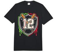 Turning Twelve is so Fun with This Melting Baseball Theme Comfort Colors Adult Heavyweight T-Shirt