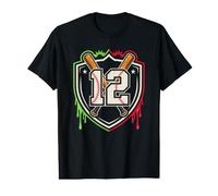 Turning Twelve is so Fun with This Melting Baseball Theme Value Graphic T-Shirt