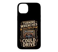 Turning Wrenches Since Before You Could Drive Mechanic Car Case for iPhone 14 Plus