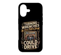 Turning Wrenches Since Before You Could Drive Mechanic Car Case for iPhone 17