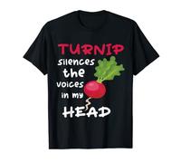 Turnip Silences The Voices In My Head T-Shirt