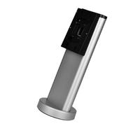 Turnstile Base Column Long Permanent Aluminum Mixture Construction Works with Many Gate Models Against Lean Structure Facials Recognition Bracket