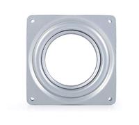 Turntable Bearing Double layer Square Rotating Plate Metal Swivel Lazy Susan Bearing Turntable for Decoration goods display Restaurant dishes TV Rack Desk Tool
