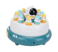 Turntable Bouncing Toy Interactive Bounce and Catch Board Game Fun Educational Toy for Toddlers Kids Early Learning Playtime Safe Plastic Material (Green)