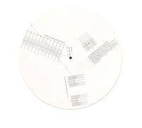Turntable cartridge alignment angle mat anti-slip vinyl record pickup calibration plate spacing protractor adjustment tool ruler for