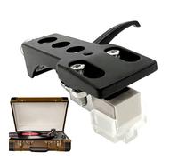 Turntable Cartridge - Record Playing Turntable Cartridge with Precision Sound, Home Details, Audio System and Studio Monitoring Use with Easy Installation Feature, Black and Silver