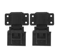 Turntable Dust Cover Hinge Replacement Plastic Record Player Repair Part | Black Finish, Tool-free Fitting, Quiet Opening and Closing, for Vinyl Lids, Restoration Projects, Music Rooms and Technicians