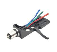 Turntable Headshell and Cartridge, Universal LP Phono Cartridge Lead Cable Wire Phonograph Headshell Mount Stylus Replacement Record Player Head Holder Mounting Accessories