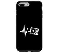 Turntable Heartbeat DJ Vinyl Record Music Line Case for iPhone 7 Plus/8 Plus