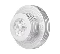 Turntable LP Vinyl Record Stabilizer Clamp Full Aluminum Alloy Anti Slip Vibration Reduction Sound Enhancement Black Silver(Sliver)