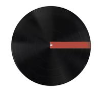Turntable Mat 12in Anti-vibration Anti-static Silicone Pad Rubber LP Antislip Mat For Phonograph Turntable(Black)
