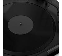 Turntable Mat Record Platter Slipmat: Acrylic Record Player Platter Vinyl Slipmat for Turntables Antistatic Tighter & Defined Bass, Black