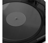Turntable Mat Record Platter Slipmat: Acrylic Record Player Platter Vinyl Slipmat for Turntables Antistatic Tighter & Defined Bass, Clear