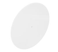 Turntable Mat Record Platter Slipmat, Platter Slipmat for 12 Vintage Record Player, Reduces Noise From Static Dust (White)