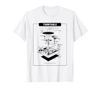 Turntable Music Makes My Heart Beat (Record Player Graphic) T-Shirt