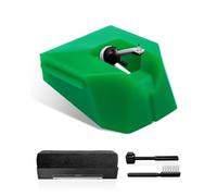 Turntable Needle for AT-VMN95E Stylus, Elliptical Turntable Needle for AT-LP120X Vinyl Record Player, Diamond Record Player Needles, Replacement Pen with Phono Brush