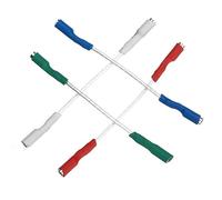 Turntable Phonograph Lead Wires Pack of 4, 50mm for 1.2-1.3mm Pins Turntable Phono Headshell