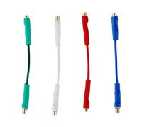 Turntable Phonograph Lead Wires Stylus Cleaning Brush Kit, OFC Audiophile grade tonearm Cable for Turntable Record Players, Turntable Stylus Cleaning Brush for Record Needles