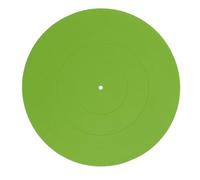 Turntable Platter Mat, Universal Record Player Mat, 12 Inch Rubber Slipmat for LP Turntables with Anti Static Design, Reduce Noise and Enhance Bass Quality for Rega Music H (Green)