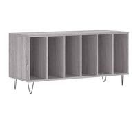 Turntable Player Stand Vinyl Record Storage Wood Side Cabinet Classic LP Holder
