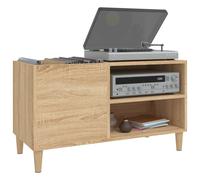 (sonoma oak, 84.5 x 38 x 48 cm) vidaXL Record Cabinet Office Vinyl Storage Cabinet Sideboard Engineered Wood