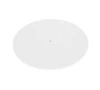 Turntable Record Pad Record Platter Slipmat Turntable Slip Mat Replacement Beautiful Reduce Static Dust Noise for 12 Inch Player(WHITE)