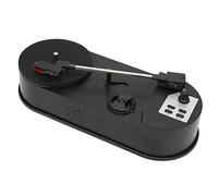 Turntable Record Player, Mini Portable Turntable Record Player USB 2.0 Turntable to MP3 Converter for Music Lovers,Supports 3345 PRM with Stand Alone Player