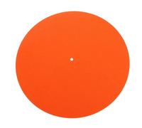 Turntable Record Slip Mat 2PCS Slip Mat Felt Turntable Platter For LP Vinyl Record Audio Replacement DIY Accessories(Orange)