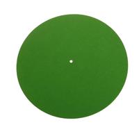 Turntable Record Slip Mat 2PCS Slip Mat Felt Turntable Platter For LP Vinyl Record Audio Replacement DIY Accessories(Green)