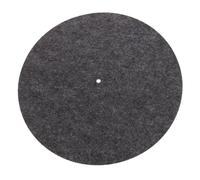 Turntable Record Slip Mat 2PCS Slip Mat Felt Turntable Platter For LP Vinyl Record Audio Replacement DIY Accessories(Gray)